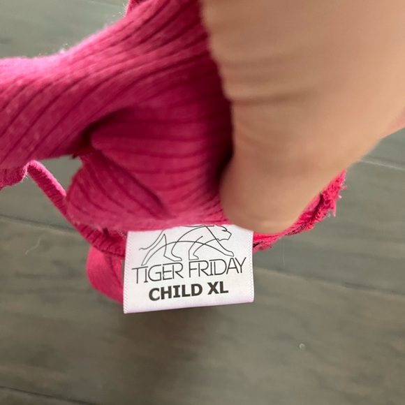 Women's Pink Ribbed Two-Piece Set - Picture 4 of 4